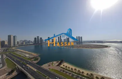 Apartment - 3 Bedrooms - 3 Bathrooms for rent in Al Waleed Tower - Al Qasba - Sharjah