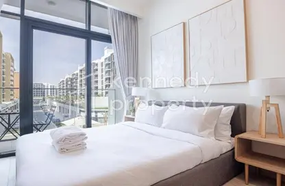 Apartment - Studio - 1 Bathroom for rent in AZIZI Riviera - Meydan One - Meydan - Dubai