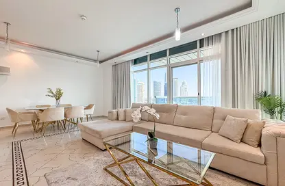 Apartment - 2 Bedrooms - 4 Bathrooms for rent in Opal Tower Marina - Dubai Marina - Dubai