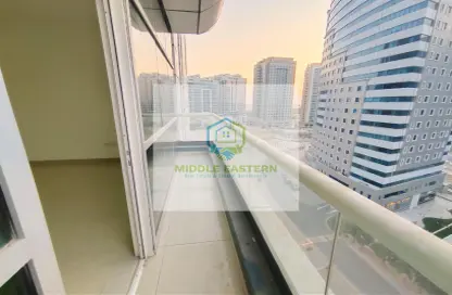 Balcony image for: Apartment - 1 Bedroom - 2 Bathrooms for rent in Danat Tower B - Danat Towers - Muroor Area - Abu Dhabi, Image 1
