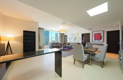 النزل و الشقق الفندقية - غرفة نوم - 2 حمامات للايجار في برج نسيمه - شارع الشيخ زايد - دبي