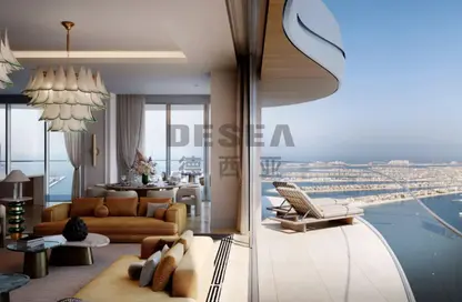 Apartment - 1 Bedroom - 2 Bathrooms for sale in Seapoint - EMAAR Beachfront - Dubai Harbour - Dubai
