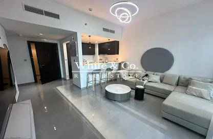 Living / Dining Room image for: Apartment - 3 Bedrooms - 3 Bathrooms for rent in Merano Tower - Business Bay - Dubai, Image 1