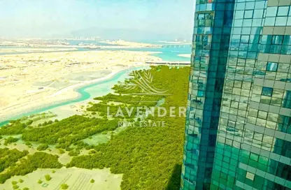 Water View image for: Office Space - Studio - 1 Bathroom for rent in Addax port office tower - City Of Lights - Al Reem Island - Abu Dhabi, Image 1