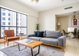 Living Room image for: Apartment - 2 bedrooms - 3 bathrooms for rent in Sadaf 7 - Sadaf - Jumeirah Beach Residence - Dubai, Image 1