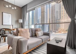 Living / Dining Room image for: Apartment - 1 bedroom - 2 bathrooms for rent in West Avenue Tower - Dubai Marina - Dubai, Image 1