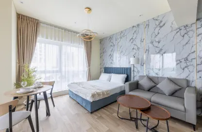 Apartment - Studio - 1 Bathroom for rent in The Royal Oceanic - Oceanic - Dubai Marina - Dubai