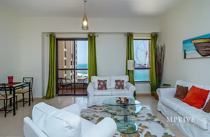 Apartment - 1 Bedroom - 2 Bathrooms for rent in Rimal 4 - Rimal - Jumeirah Beach Residence - Dubai