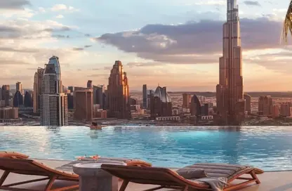 شقة - غرفة نوم - 2 حمامات للبيع في تايجرسكاي تاور - الخليج التجاري - دبي