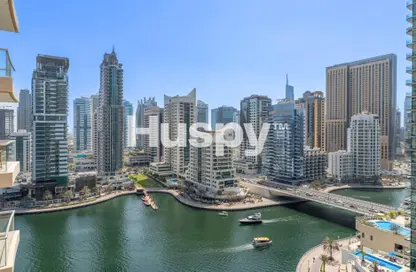 Apartment - 1 Bedroom - 2 Bathrooms for rent in Sanibel Tower - Park Island - Dubai Marina - Dubai