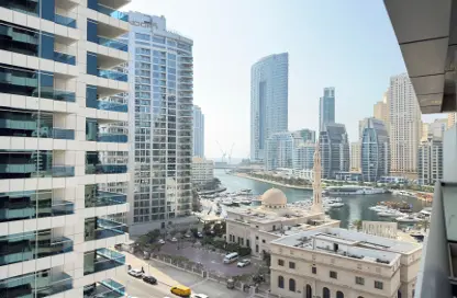 Apartment - 1 Bedroom - 2 Bathrooms for rent in Escan Tower - Dubai Marina - Dubai