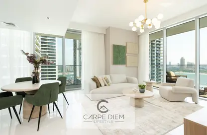 Apartment - 2 Bedrooms - 2 Bathrooms for rent in Beach Isle - EMAAR Beachfront - Dubai Harbour - Dubai