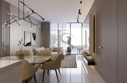 Living / Dining Room image for: Apartment - 1 Bedroom - 2 Bathrooms for sale in Barari Views - Majan - Dubai, Image 1