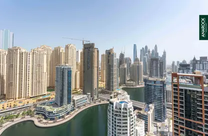 شقة - غرفة نوم - 2 حمامات للايجار في جي دبليو ماريوت هوتيل مارينا - دبي مارينا - دبي