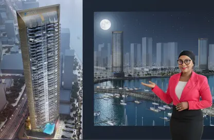 شقة - غرفة نوم - 2 حمامات للبيع في نوتيكا ون - المدينة الملاحية - دبي