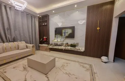 Living Room image for: Apartment - 1 Bedroom - 1 Bathroom for rent in Almond Tower - Garden City - Ajman, Image 1