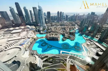 شقة - 2 غرف نوم - 3 حمامات للايجار في برج خليفة - برج خليفة - وسط مدينة دبي - دبي