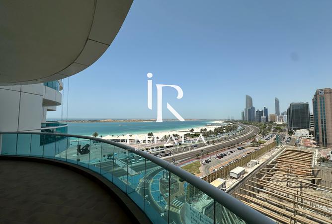 Duplex - 3 Bedrooms - 4 Bathrooms for rent in Bel Ghailam Tower - Corniche Road - Abu Dhabi