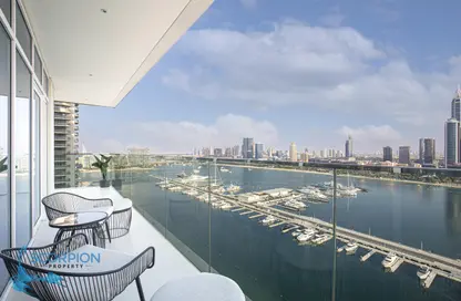 Balcony image for: Apartment - 3 Bedrooms - 4 Bathrooms for rent in Sunrise Bay - EMAAR Beachfront - Dubai Harbour - Dubai, Image 1