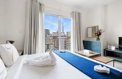 Apartment - Studio - 1 Bathroom for rent in AG Tower - Business Bay - Dubai