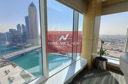 مكتب - استوديو - 2 حمامات للايجار في برج المنارة - الخليج التجاري - دبي