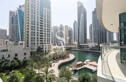 Apartment - 2 Bedrooms - 3 Bathrooms for rent in Oceanic - Dubai Marina - Dubai