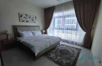 Room / Bedroom image for: Apartment - 1 Bedroom - 2 Bathrooms for rent in Sydney Tower - Jumeirah Village Circle - Dubai, Image 1