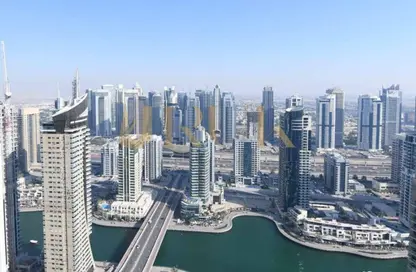 Outdoor Building image for: Apartment - 1 Bedroom - 2 Bathrooms for sale in Al Dar tower - Dubai Marina - Dubai, Image 1