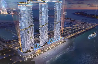شقة - غرفة نوم - 1 حمام للبيع في بناية بي - داماك باي - دبي هاربور - دبي