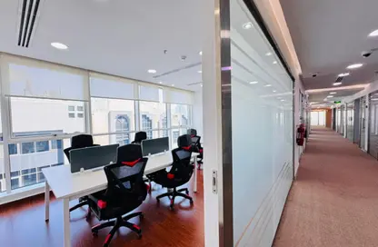 Office Space - Studio - 4 Bathrooms for rent in Hamdan Street - Abu Dhabi