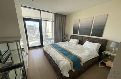 Room / Bedroom image for: Apartment - 1 Bedroom - 2 Bathrooms for rent in RP Heights - Downtown Dubai - Dubai, Image 1