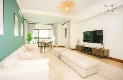 Apartment - 2 Bedrooms - 2 Bathrooms for rent in Golden Mile 7 - Golden Mile - Palm Jumeirah - Dubai