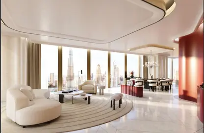 شقة - 4 غرف نوم - 5 حمامات للبيع في فندق وريزيدنس باكارات دبي - برج خليفة - دبي وسط المدينة - دبي