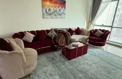 Apartment - 1 Bedroom - 2 Bathrooms for rent in Ajman Corniche Residences - Ajman Corniche Road - Ajman