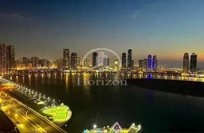 Water View image for: Apartment - 3 Bedrooms - 3 Bathrooms for rent in Al Khan Lagoon - Al Khan - Sharjah, Image 1