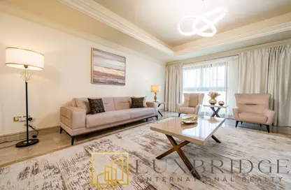 Apartment - 1 Bedroom - 2 Bathrooms for rent in The Fairmont Palm Residence South - The Fairmont Palm Residences - Palm Jumeirah - Dubai