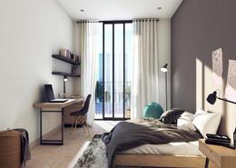 Room / Bedroom image for: Apartment - 1 bedroom - 2 bathrooms for sale in Nasaq - Aljada - Sharjah, Image 1