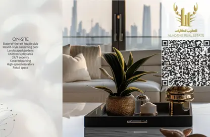 Apartment - 2 Bedrooms - 1 Bathroom for sale in Tower C1 - Ajman Pearl Towers - Ajman Downtown - Ajman
