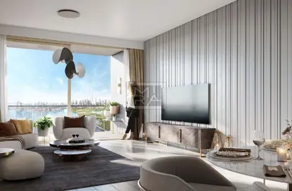 Living Room image for: Apartment - 1 Bedroom - 1 Bathroom for sale in Regalia By Deyaar - Business Bay - Dubai, Image 1