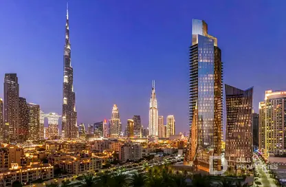 بنتهاوس - 2 غرف نوم - 4 حمامات للبيع في فندق وريزيدنس باكارات دبي - برج خليفة - دبي وسط المدينة - دبي