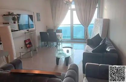 Apartment - 1 Bedroom - 2 Bathrooms for rent in Ajman Corniche Residences - Ajman Corniche Road - Ajman