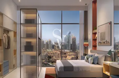 شقة - غرفة نوم - 1 حمام للبيع في روف هوم مراسي درايف - الخليج التجاري - دبي