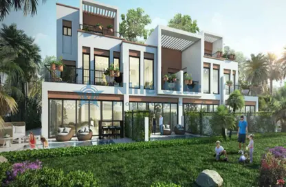 Townhouse - 4 Bedrooms - 5 Bathrooms for sale in Costa Brava 2 - Costa Brava at DAMAC Lagoons - Damac Lagoons - Dubai