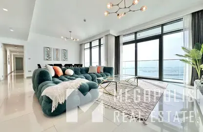 Apartment - 4 Bedrooms - 5 Bathrooms for sale in Beach Vista - EMAAR Beachfront - Dubai Harbour - Dubai