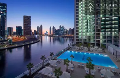 Apartment - Studio - 1 Bathroom for rent in PRIVE BY DAMAC (A) - DAMAC Maison Privé - Business Bay - Dubai