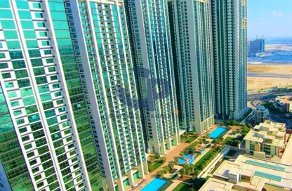 Apartment - 1 Bedroom - 2 Bathrooms for rent in Burooj Views - Marina Square - Al Reem Island - Abu Dhabi