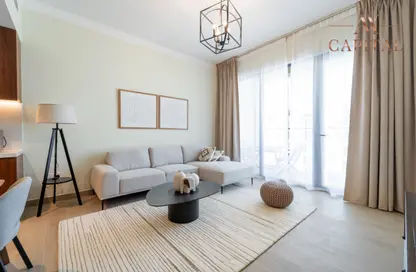 Living Room image for: Apartment - 2 Bedrooms - 2 Bathrooms for rent in La Voile - La Mer - Jumeirah - Dubai, Image 1