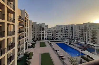 Apartment - 2 Bedrooms - 2 Bathrooms for rent in Hayat Boulevard-2A - Hayat Boulevard - Town Square - Dubai