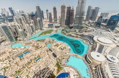 Pool image for: Apartment - 4 Bedrooms - 5 Bathrooms for rent in Burj Lake Hotel - The Address DownTown - Downtown Dubai - Dubai, Image 1