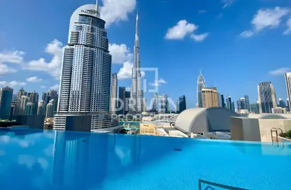 Apartment - 1 Bedroom - 1 Bathroom for rent in Boulevard Point - Downtown Dubai - Dubai